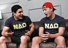 Andrew and Masyn in a intense anal sex scene!