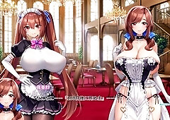 Busty milf maid wants sex during her training