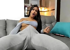 Huge cock shemale solo