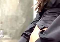 Ebony mirror cum