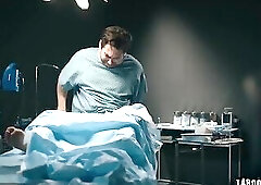 Patients threesome with the surgeon and nurse