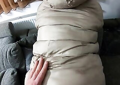 Ripped Hosiery Fuels Wild Cum Shots