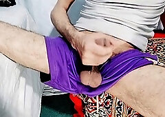 Fat-dick, solo-masturbation, country-boy