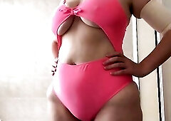 SBG Swimsuit Stomach Inflation Preview