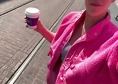 Ginger Banks shares behind-the-scenes moments from her public vlog on March 30th and 31st