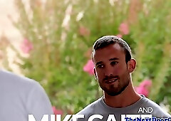 Buffed stud rimmed by athlete