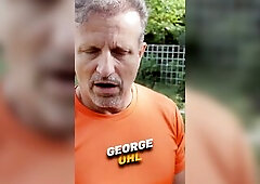 A Nerdy Girlfriend craves to make her Boyfriend jealous, so this babe Drilled his Dad