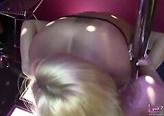 That Babe just wanted to have it in the closest nightclub, but the lesbo dancer had a different idea when that babe picked her up from the front row. 