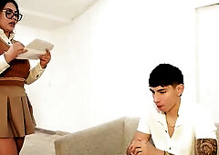 My home teacher helps me pass my subjects with a worthwhile screw - Esteban Gamboa