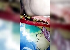 Thai aged bushy oriental granny showing her bulky curly snatch and getting banged by her younger boyfrend