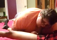 Chub Blowing off a Black Dude