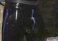 Handsome twink submits during edging