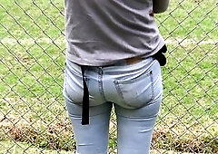 Stepson's allies wank looking at my booty and wanna screw me