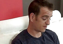 Tranny cheerleader Kylie Maria is sucked and gets assbanged