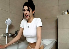 Brunette Couch Webcam Solo Fun Masturbating
