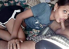 Stunning ex-girlfriend gives the best deep throat blowjob