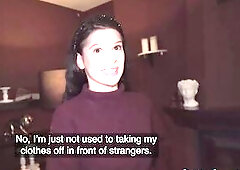 Lonely Party Cutie Creeps Off for Casting - Public Agent