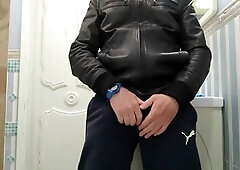 Handsome guy Gleb_polyak comes home from his morning walk and gets busy with some solo action