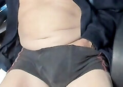 Cum tribute, onanism, small cock