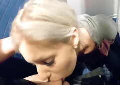 IKEA #5 Risky Public Blowbang in IKEA Kate Truu vs three guys I swallow all