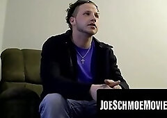 Jason shoves dick down Joeâs throat in POV blowjob closeup