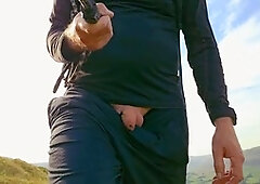 Soft cock enjoys gay outdoor exploration in nature