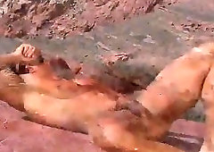 Beefy Stud Jerking Off