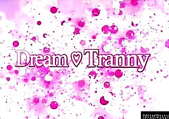 Tranny Sula Camargo plugs her butthole with a sextoy