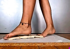 Trample Mania Trampling Crushin Bare Feet Dough Crush