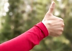 Hot hitchhiker Eva Lexx got her 1st anal-act of love with a stranger who banged her hard in the booty FLX006P01