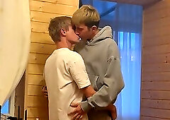 No52 Part 1: While his parents aren't home, a twink invites a guy with a big dick over.