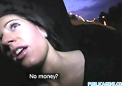 PublicAgent Breathtaking blue eyed hottie bonks outside underneath a br