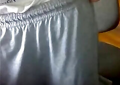 Old man jerking his big dick