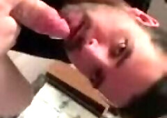 Sucking a Verbal Jerk's Cock Like A Pig