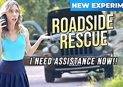 Concept: Roadside Rescue by TeamSkeet Labs feat. Anya Olsen - Stranded Teen Fucks A Filthy Stranger
