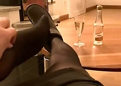Foot fetish and masturbation
