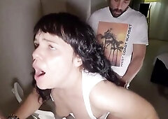 My wife's superlatively good ally is a floozy, this babe craves my jizz in her large snatch.