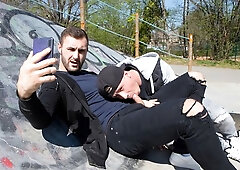 Hunk Vito fucks skater boy Ryu