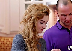 Cute Small-assed Russian Teen Sonya Sweet Gets Balls Deep Kitchen Pounding