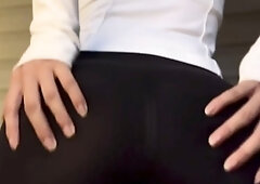 Beautiful teen amateur fucked close up by an ass loving dude