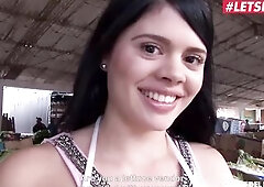 LETSDOEIT - Sexually excited Colombian Chick Gets Oiled And Drilled After Work