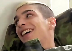 Twink Soldiers into Bareback and Piss