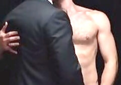 MormonBoyz - Sexy daddy priest punish fucks his subordinate for disobeying his orders