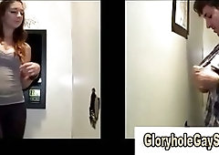Straight guy tricked into gay blowjob at the gloryhole
