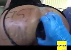 fisting my sissy boy pussy