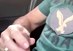 Hairy Grandpa Big Cock Car Play