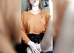 Touching myself during the time that I smoke