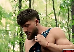 Hitchhikers brutally fucked in a wild forest!