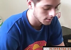 Raw seduction leads straight Latino jock to intense bareback pounding