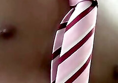 Young Japanese jerking off and climaxing at the office